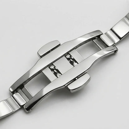 Heroforce 5040B Men's Oct - leather strap, metal buckle, macro