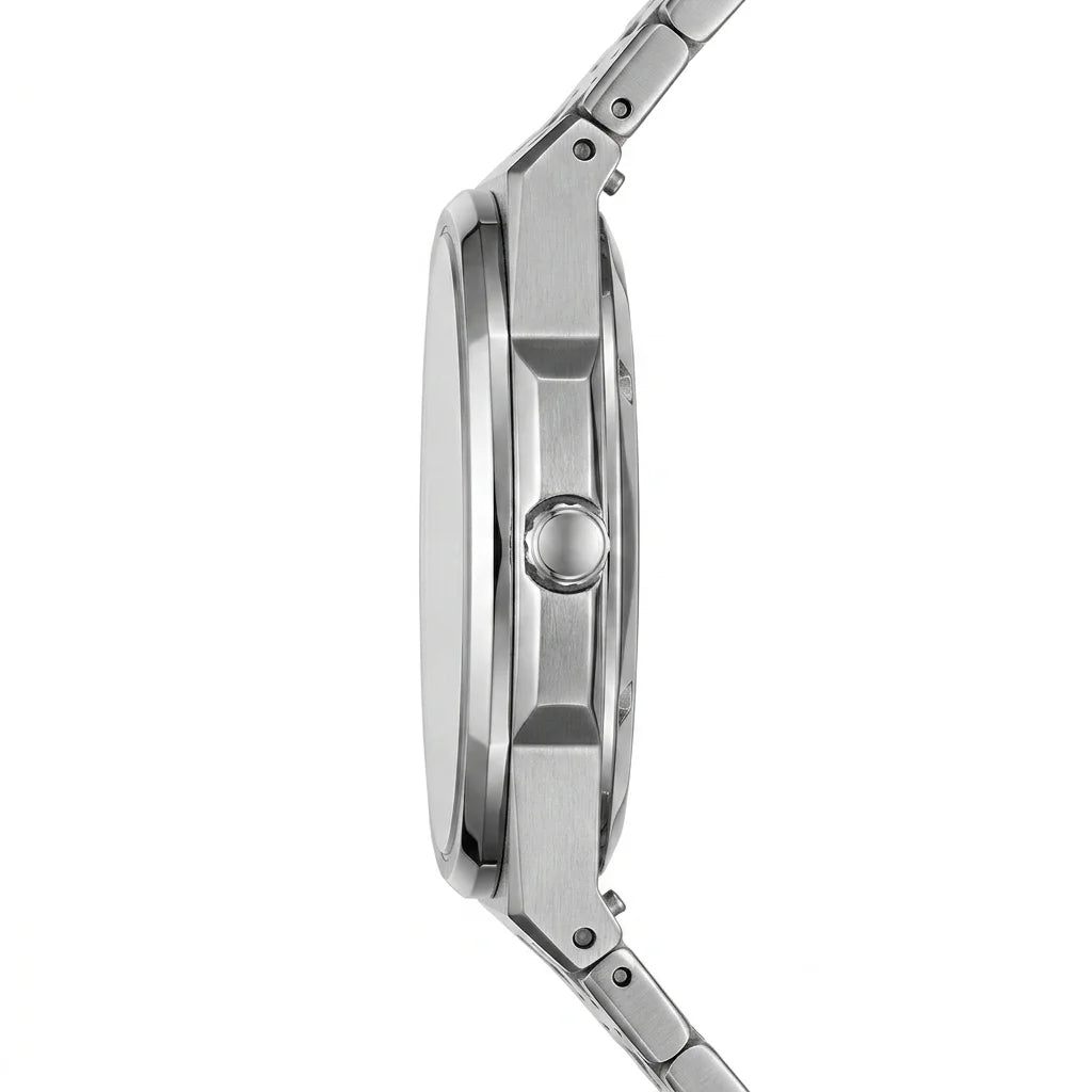 Heroforce 5040B Men's Oct - luxury steel profile, crown