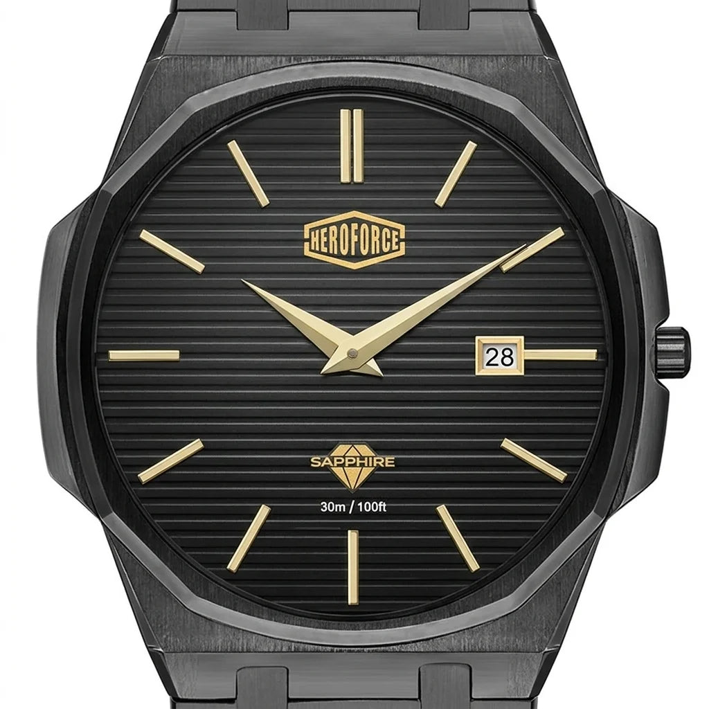 HeroForce 5040B Octagonal - macro dial, sharp details, luxury