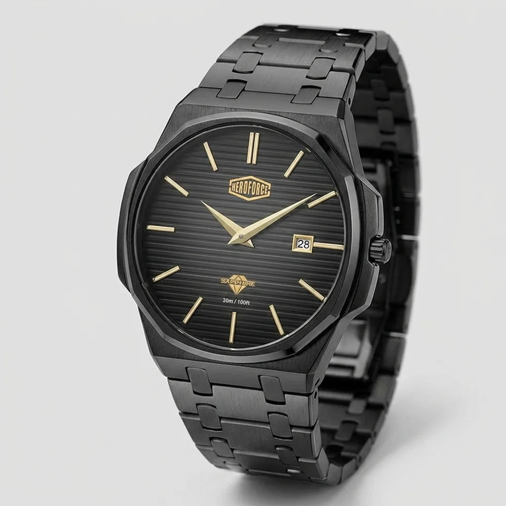 HeroForce 5040B Octagonal - octagonal luxury chronograph