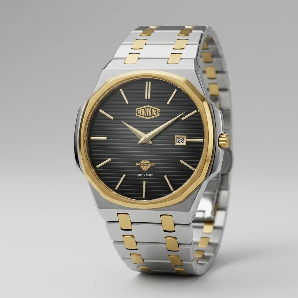 HeroForce 5040B Octagonal - premium luxury studio watch