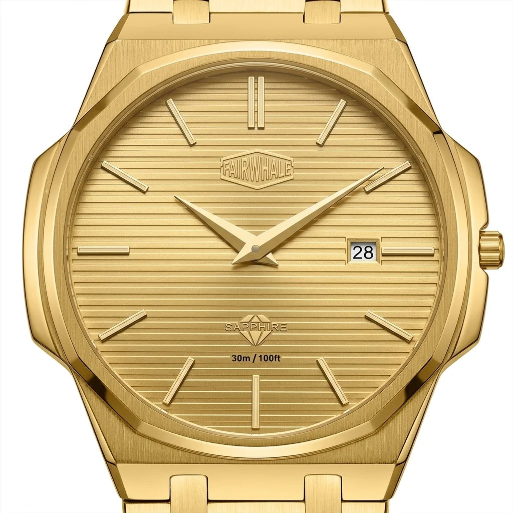 HeroForce 5040B Octagonal - ultra-sharp watch dial, luxury
