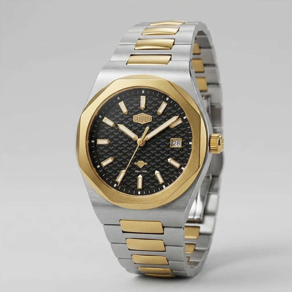 HeroForce 5041 Luxury Ana - luxury analog steel watch