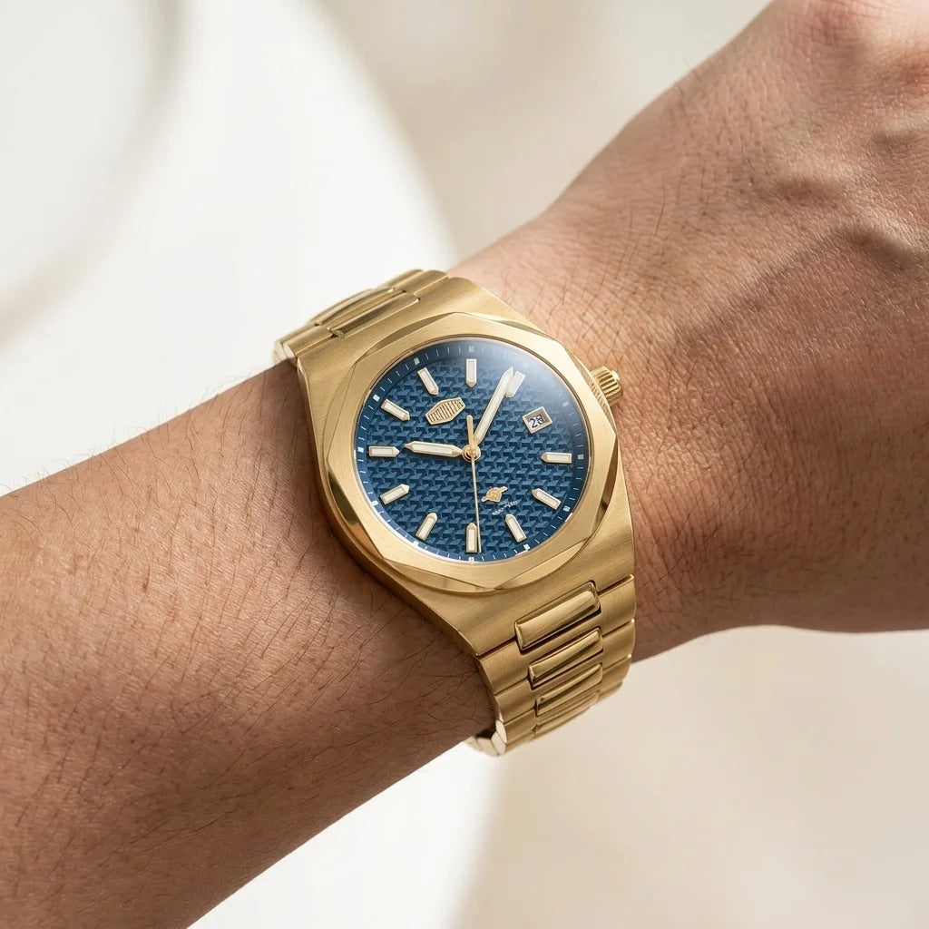HeroForce 5041 Luxury Ana - worn wrist, elegant, natural light