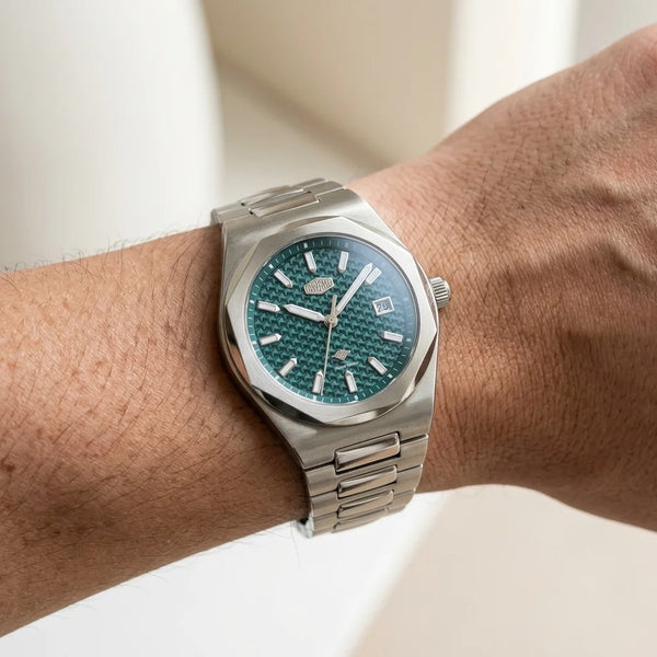 Heroforce 5041 Luxury Ana - luxury watch, worn wrist, natural light