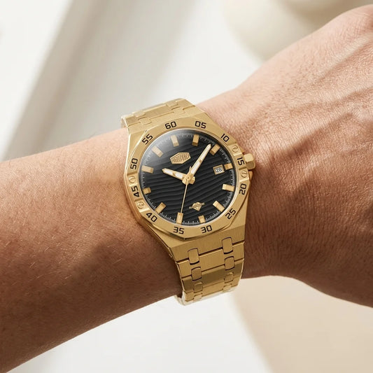 HeroForce 5043 Gold Light - wrist, luxury, minimalist, lifestyle