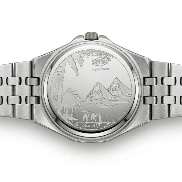 Heroforce 5043 Men's Octa - gray side button, quiet luxury
