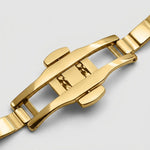 close up gold clasp