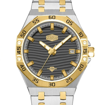 HeroForce 5043 Men's Octa - macro dial, sharp detail, luxury studio