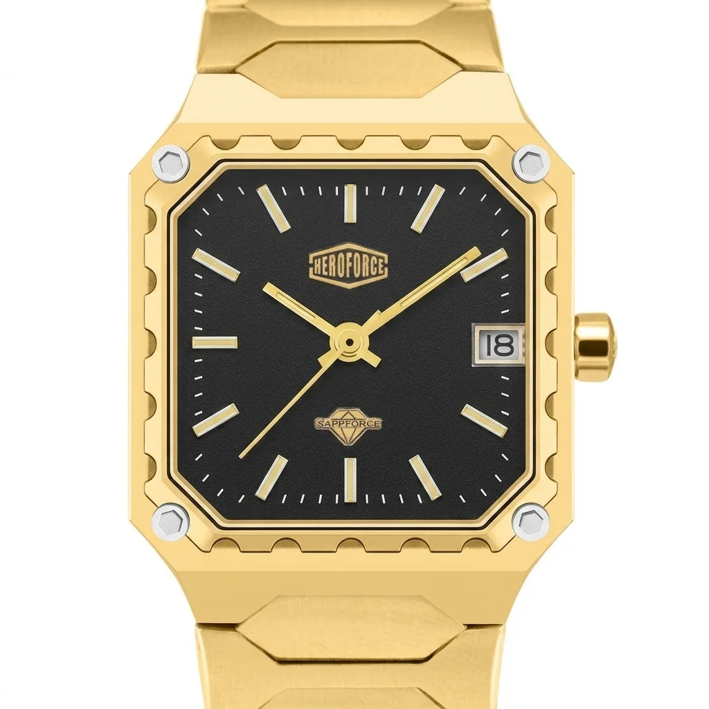 Heroforce 5045 Square Cas - luxury dial macro sharp