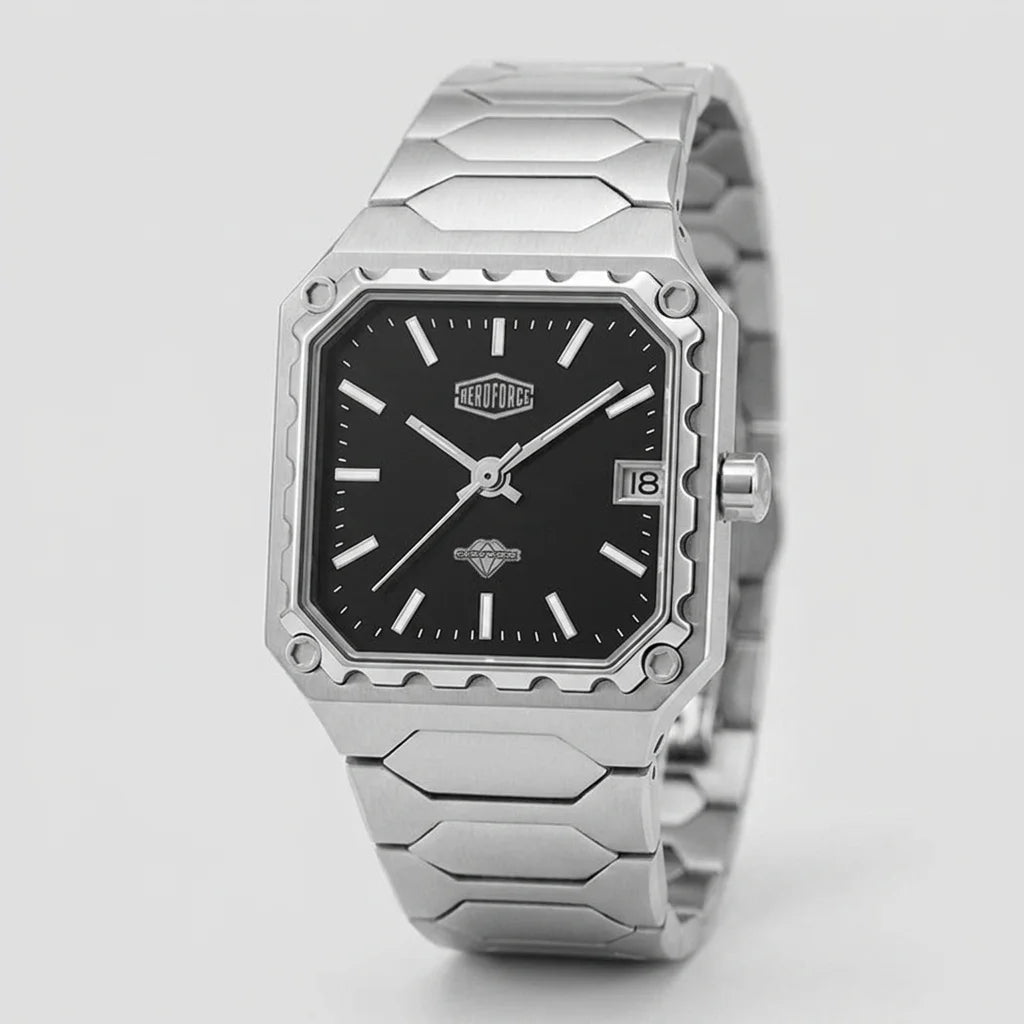 HeroForce 5045 Square Cas - quiet luxury, premium timepiece