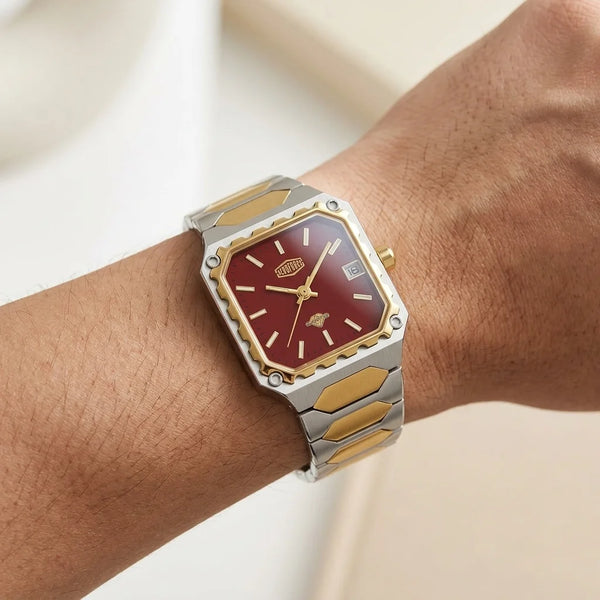 HeroForce 5045 Square Cas - wrist worn, modern luxury, lifestyle shot
