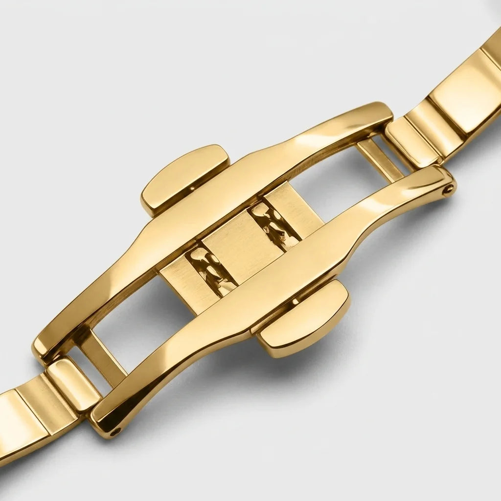 Heroforce 5045 Square Cas - premium Stainless Steel strap, square buckle, quiet luxury
