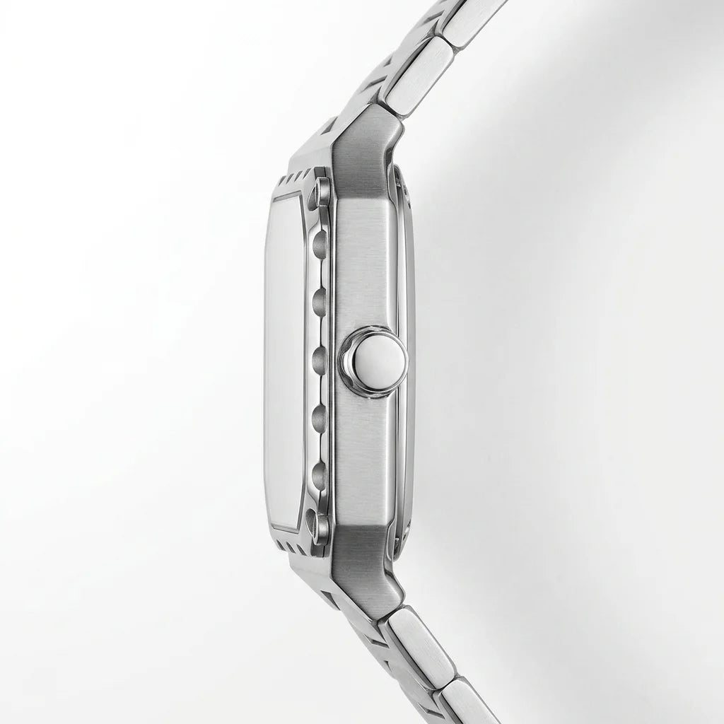 HeroForce 5045 Watch - Sq - luxury side profile, metal crown, lugs