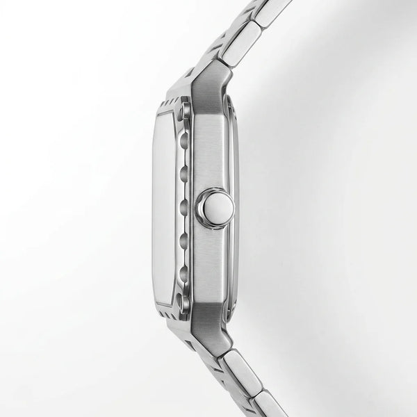 HeroForce 5045 Watch - Sq - luxury side profile, metal crown, lugs