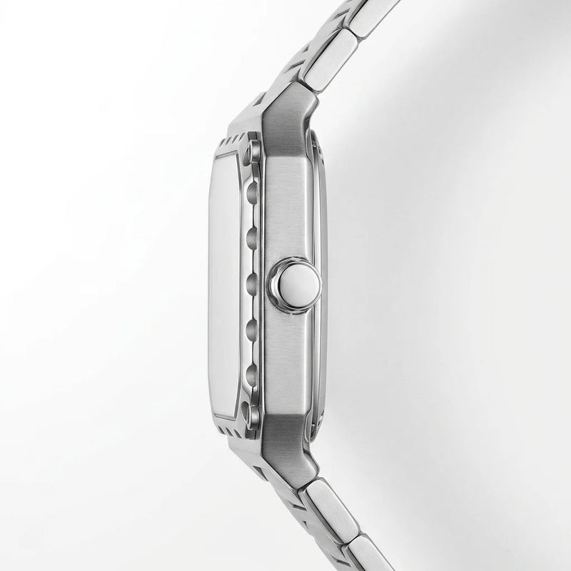 HeroForce 5045 Watch - Sq - luxury side profile, metal crown, lugs