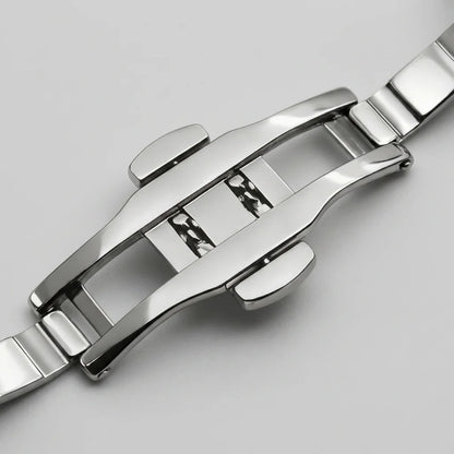 HeroForce 5045 Watch - Sq - premium leather strap buckle