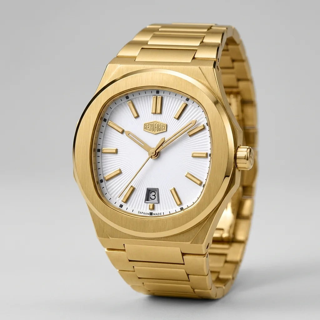 HeroForce 5046 Gold Light - Gold luxury watch