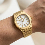 HeroForce 5046 Gold Light - gold watch, luxury, worn