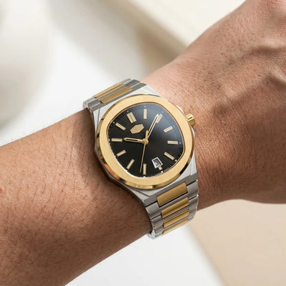 HeroForce 5046 Luxury Ana - worn wrist, modern luxury, soft light