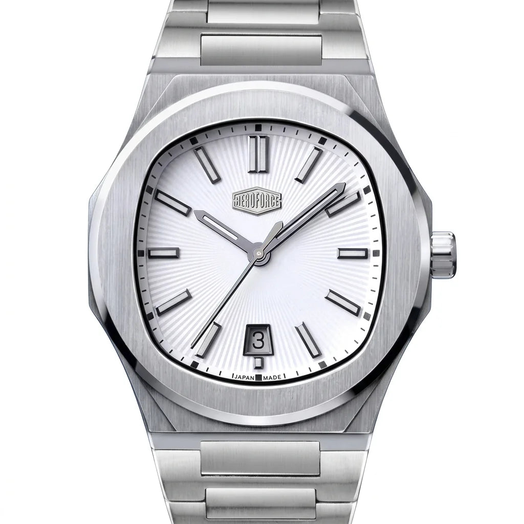 Heroforce 5046 Luxury Ana - watch dial, macro, sharp details, luxury