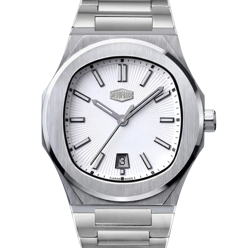 Heroforce 5046 Luxury Ana - watch dial, macro, sharp details, luxury