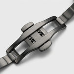 HeroForce 5046 Sunray Dia - black leather strap, silver buckle