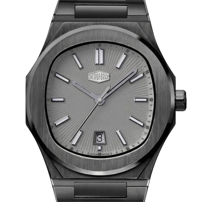 HeroForce 5046 Sunray Dia - sunray dial, crisp luxury
