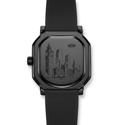 Heroforce 5051P Men's Squ - case back, engraved, luxury, detailed