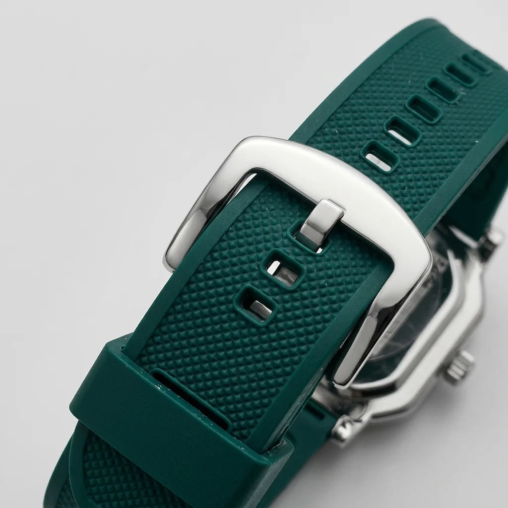 HeroForce 5051P Men's Squ - leather strap metal buckle