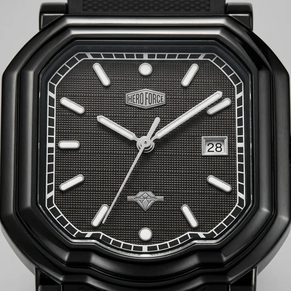 Heroforce 5051P Men's Squ - luxury minimalist square business