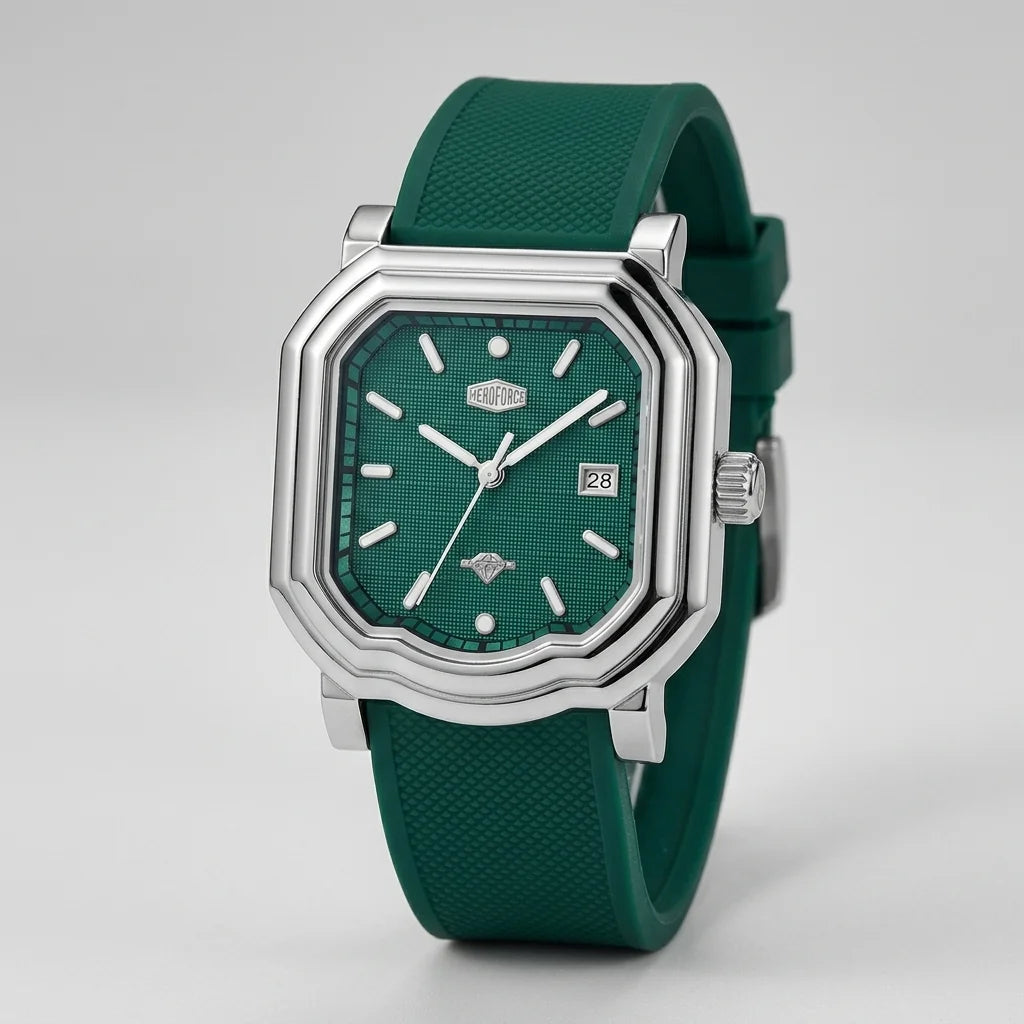 HeroForce 5051P Men's Squ - square luxury timepiece