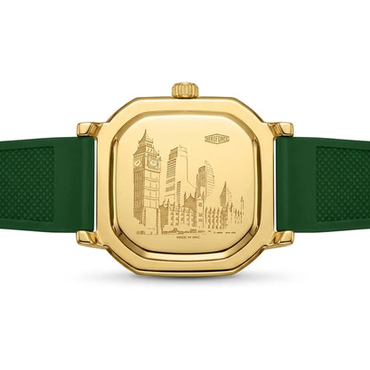 HeroForce 5051P Square Bu - engraved case back, stainless steel, luxury watch