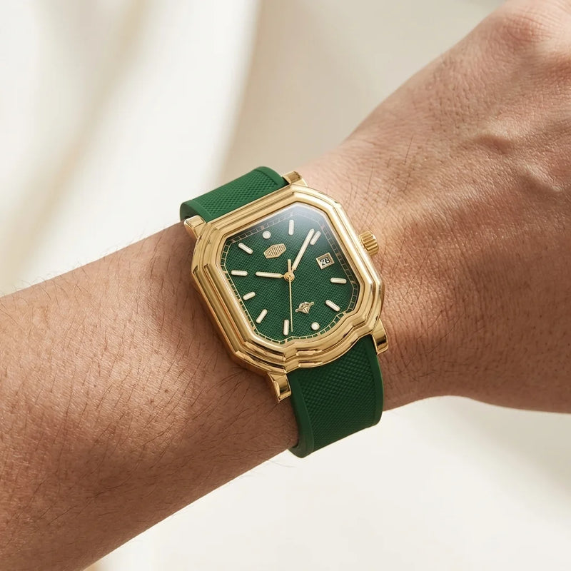 HeroForce 5051P Square Bu - worn wrist luxury editorial