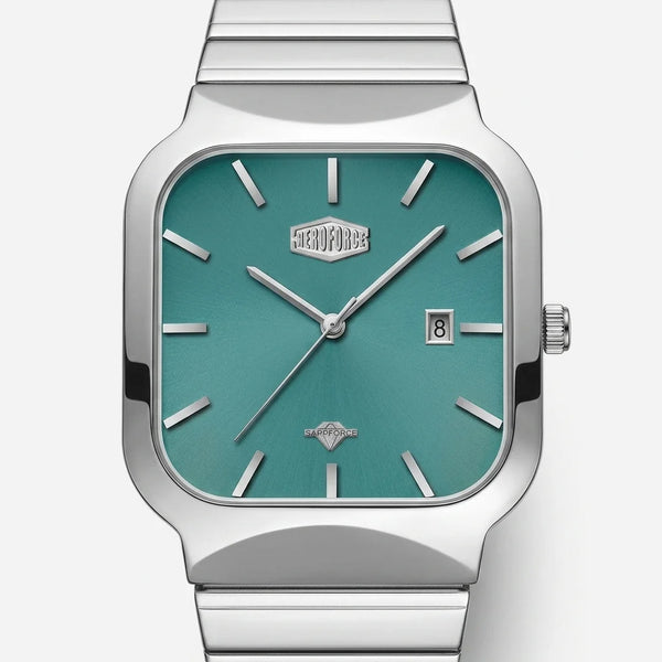 Heroforce 5055GL Watch - dial texture, crisp markers, legible logo, luxury