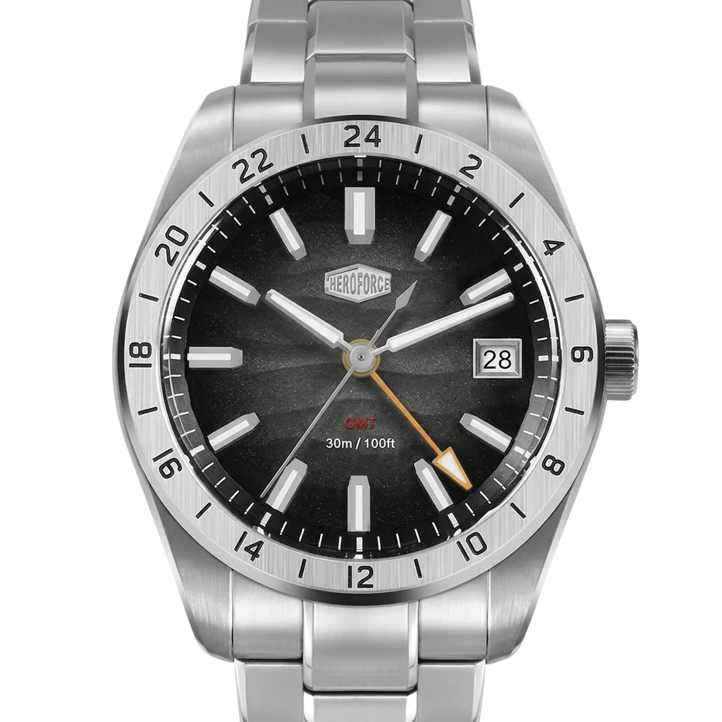 HeroForce 5056 Silver Dar - silver dial, crisp, luxury