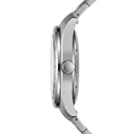 Heroforce 5056 Silver Lig - luxury watch, side profile, silver metal, studio shot