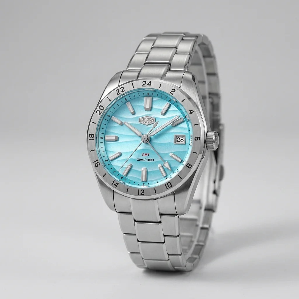 Heroforce 5056 Silver Lig - metal luxury watch