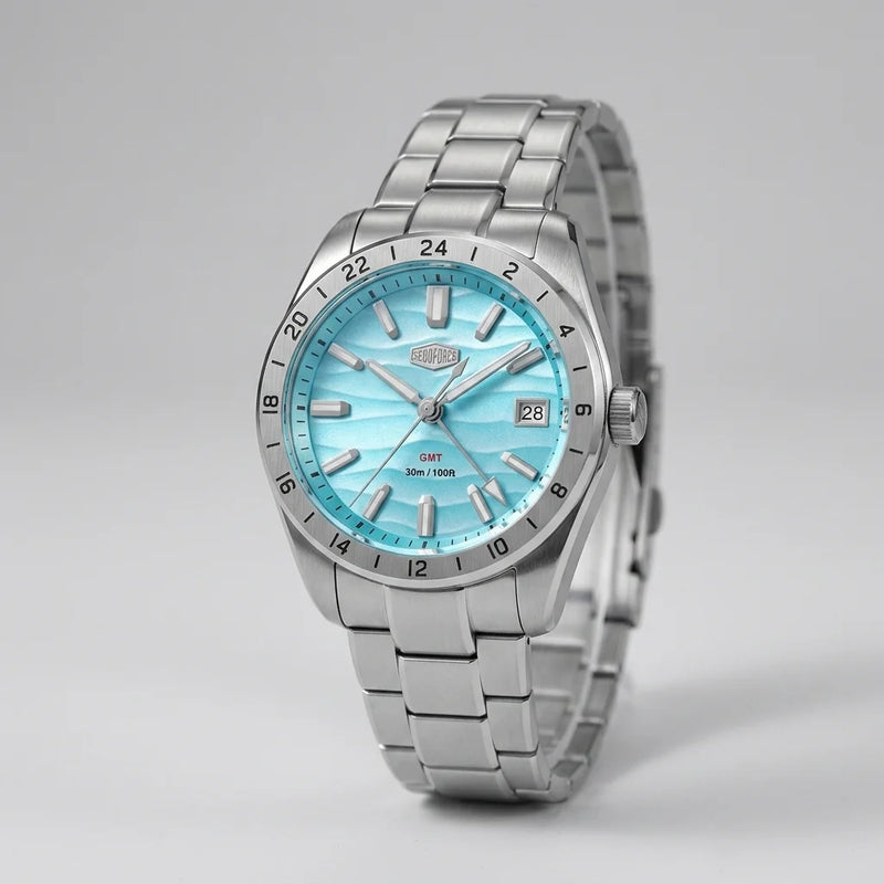 Heroforce 5056 Silver Lig - metal luxury watch