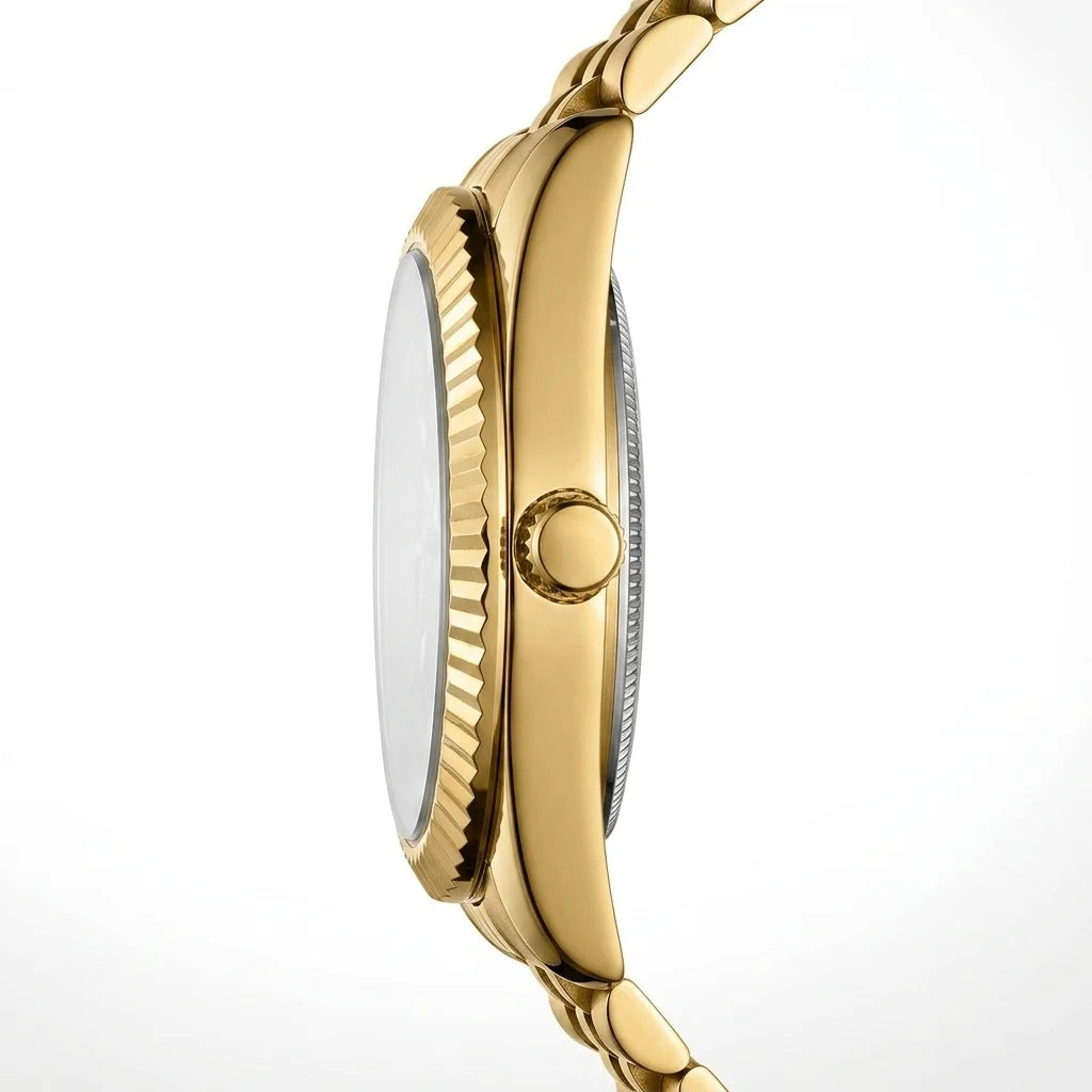HeroForce 5083 — FLURION - gold watch side view