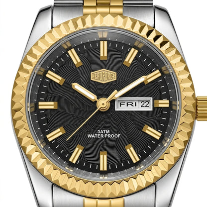 HeroForce 5083 Two-Tone E - men's luxury analog two-tone