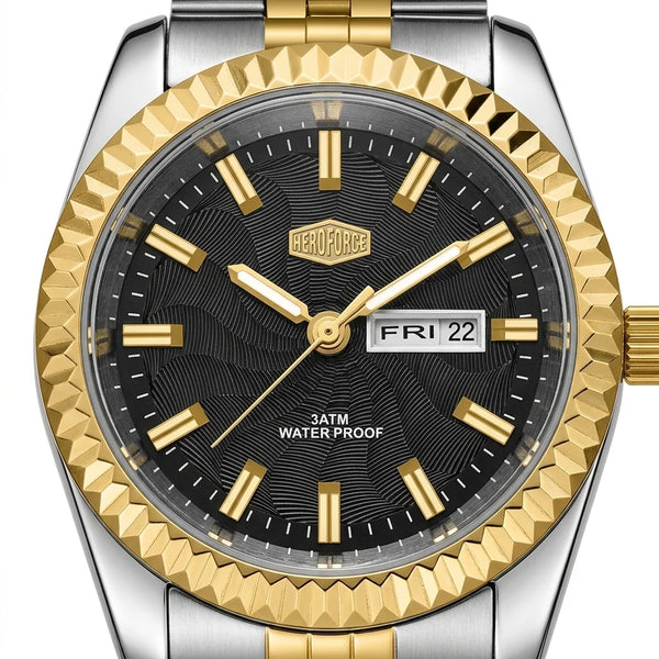 HeroForce 5083 Two-Tone E - men's luxury analog two-tone