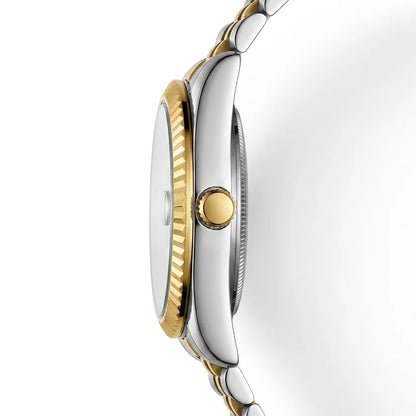 HeroForce 5083 Two-Tone E - two-tone, luxury watch, side profile, macro