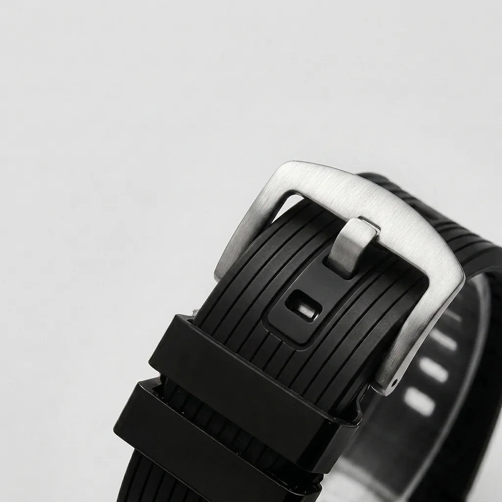 HEROFORCE High Quality Lu - brushed silver buckle, quiet luxury