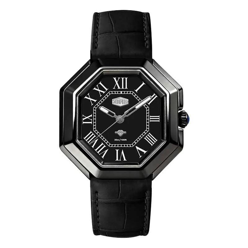 HeroForce HF5052 all-black, straight front