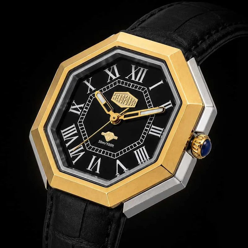HF5052 gold bezel and blue crown