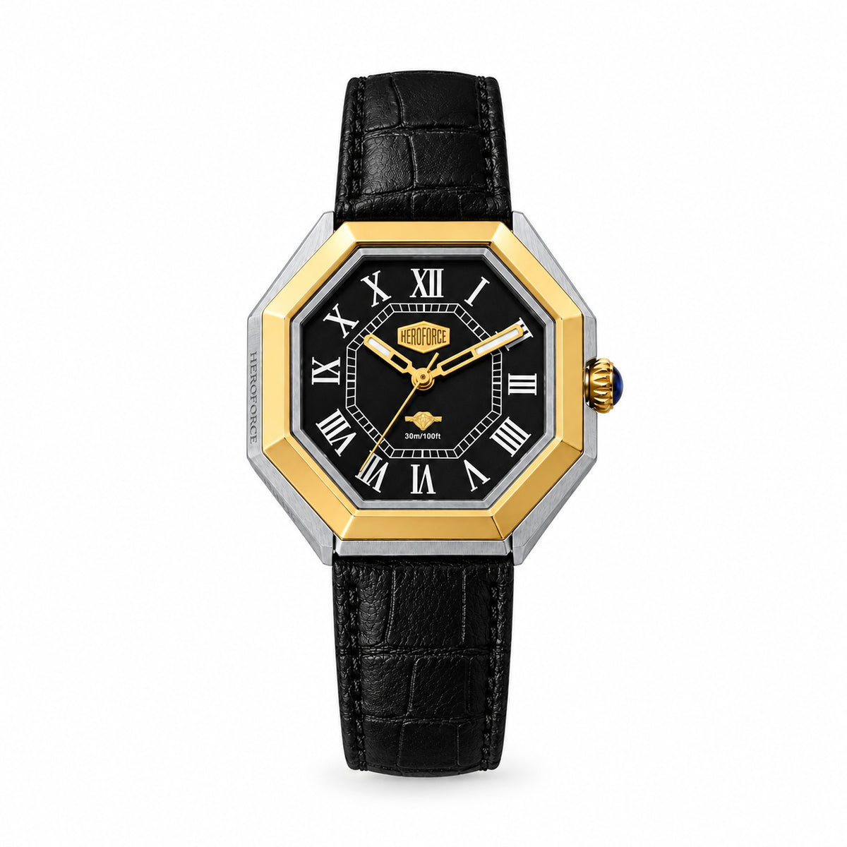 HeroForce HF5052 Octagon Two-Tone - full watch front