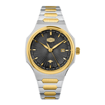 two-tone black dial