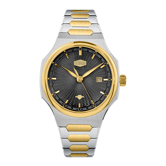 two-tone black dial