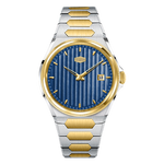 two-tone blue dial